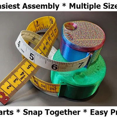 #0129 Ống quấn thước dây vải dẻo (Spooler) [đã thêm size mới]