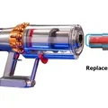 #0118 [REPAIR] Lẫy ống wand Dyson (Wand Tube Latch) <V7 V8 V10 V11 V15> - Thumbnail 1