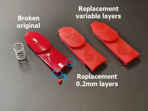 #0118 [REPAIR] Lẫy ống wand Dyson (Wand Tube Latch) <V7 V8 V10 V11 V15> - Image 2