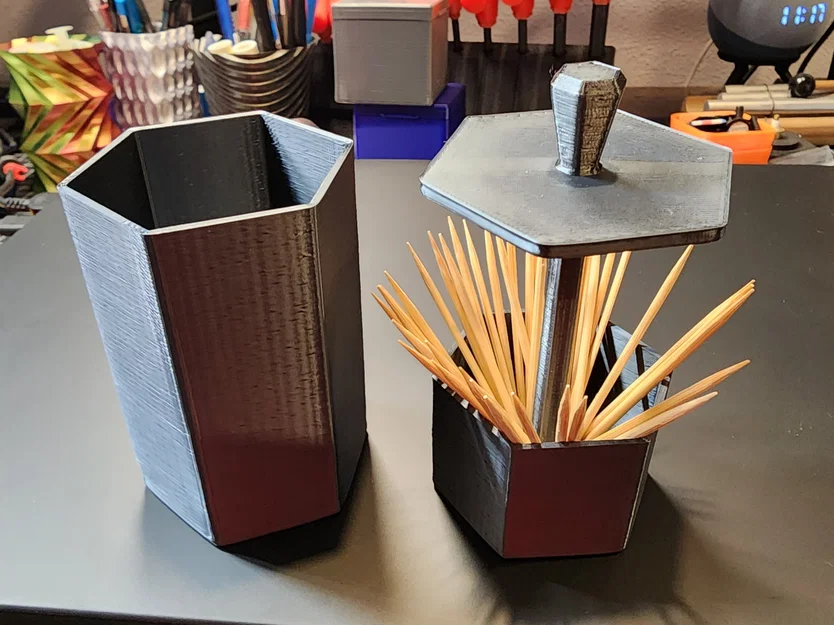 #0116 Hộp nhả tăm <Hexagonal> - Image 1