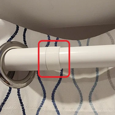 #0119 Ngàm gắn thanh treo rèm IKEA HUGAD (Curtain Rod Mount)