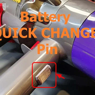 #0115 Chốt thay pin nhanh Dyson V10 (Battery Quick Change Pin)
