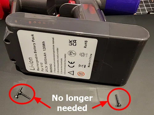 #0115 Chốt thay pin nhanh Dyson V10 (Battery Quick Change Pin) - Image 4