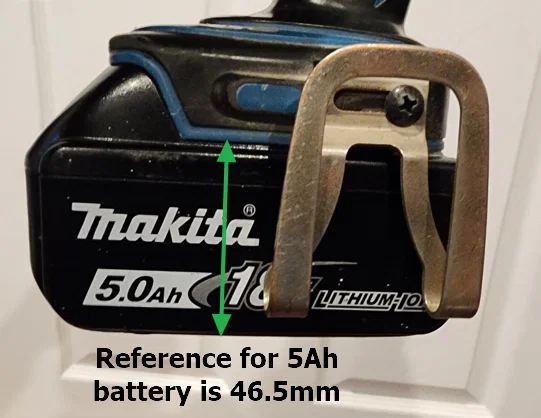 #0109 Giá đỡ máy Makita 18V LXT - Dành cho dòng có móc treo thắt lưng - Image 5