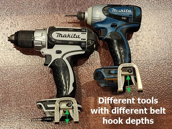 #0109 Giá đỡ máy Makita 18V LXT - Dành cho dòng có móc treo thắt lưng - Image 7