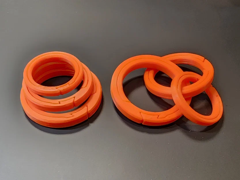 #0110 Vòng móc khóa tách tròn STRONG [3 size] - Bền bỉ cho nhu cầu hằng ngày! - Image 1