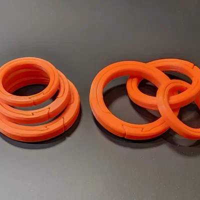 #0110 Vòng móc khóa tách tròn STRONG [3 size] - Bền bỉ cho nhu cầu hằng ngày!