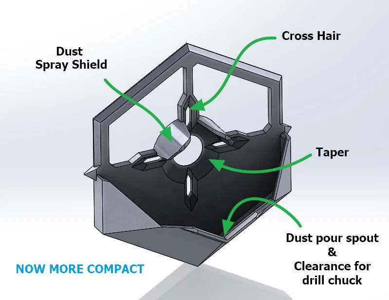 #0108 Bộ Hứng Bụi Khi Khoan [Thiết Kế Lục Giác] - Image 1
