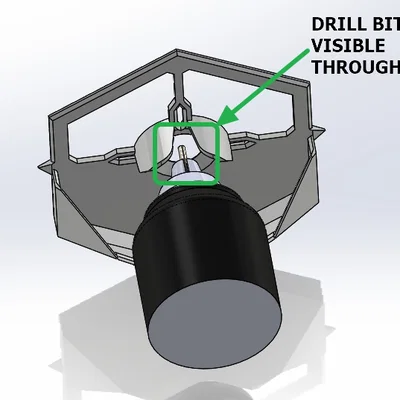 #0108 Bộ Hứng Bụi Khi Khoan [Thiết Kế Lục Giác]