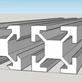 2020 Extrusion (T-slot & V-slot) để dựng mô hình trong CAD - Thumbnail 1