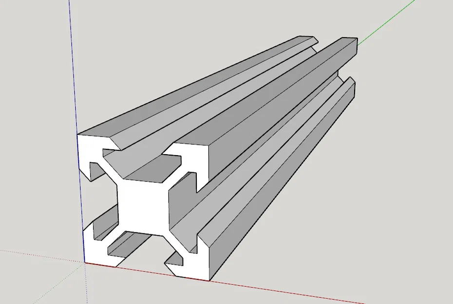 2020 Extrusion (T-slot & V-slot) để dựng mô hình trong CAD - Image 2