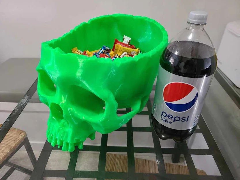 Tô đựng kẹo hình đầu lâu độc đáo trang trí Halloween (Skull Bowl) - Image 1