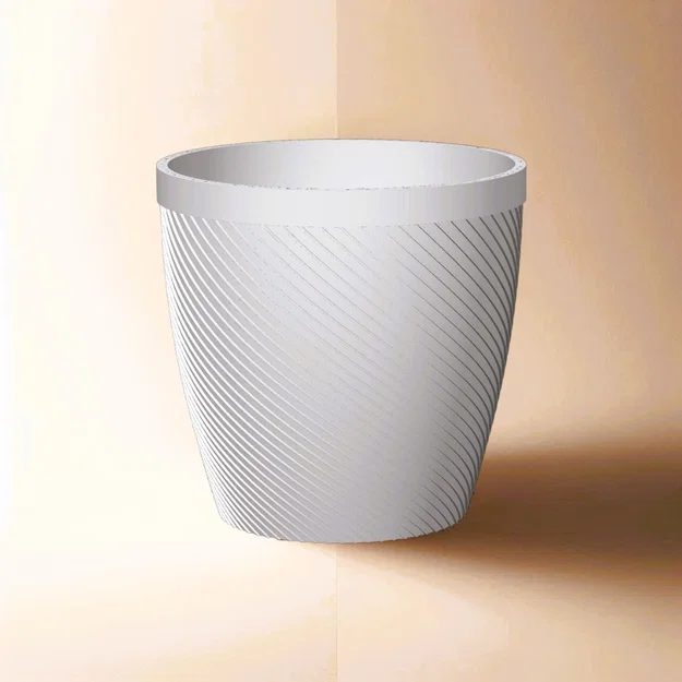 Chậu trồng cây cảnh (Blumentopf) thiết kế hiện đại in 3D - Image 1