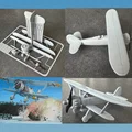 Mô hình lắp ráp máy bay Hs 123 Kit Card - In 3D siêu chi tiết - Thumbnail 1
