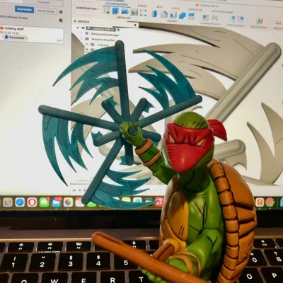 Phụ kiện gậy xoay hiệu ứng chuyển động cho mô hình 7 inch Actionfigure