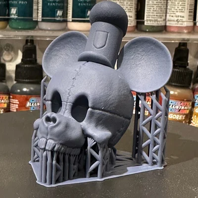 Steamboat Willie Skull (Pre Supported) – Sọ Steamboat Willie (Có sẵn supports)