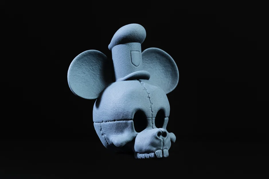 Steamboat Willie Skull (Pre Supported) – Sọ Steamboat Willie (Có sẵn supports) - Image 3