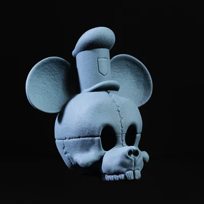 Steamboat Willie Skull (Pre Supported) – Sọ Steamboat Willie (Có sẵn supports)