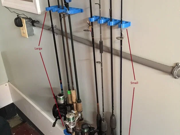 Giá treo/đế kẹp cần câu (Fishing rod holder / rack) - Image 1
