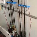 Giá treo/đế kẹp cần câu (Fishing rod holder / rack) - Thumbnail 1
