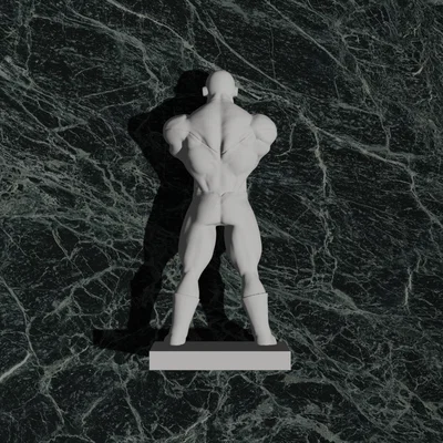 Jiren Dragon Ball Super #17 – Tối ưu cho in 3D