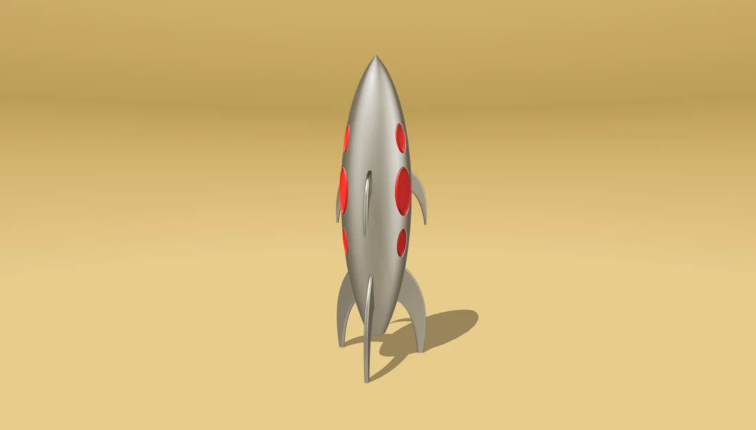 Mô hình tên lửa vũ trụ (Rocket) trang trí cực chất cho người đam mê - Image 1