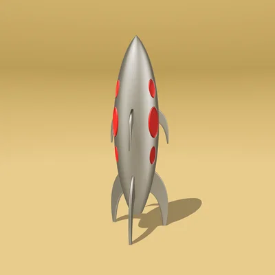 Mô hình tên lửa vũ trụ (Rocket) trang trí cực chất cho người đam mê