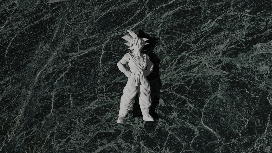 Goku Smile Dragon Ball Z #18 Tối ưu cho In 3D - Image 1