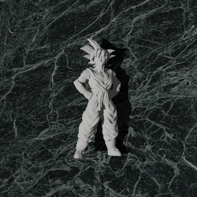 Goku Smile Dragon Ball Z #18 Tối ưu cho In 3D