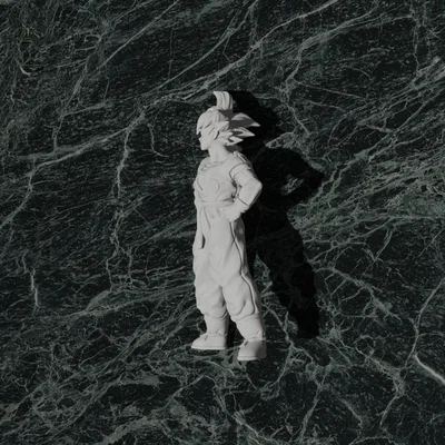 Goku Smile Dragon Ball Z #18 Tối ưu cho In 3D