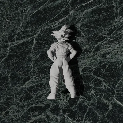 Goku Smile Dragon Ball Z #18 Tối ưu cho In 3D