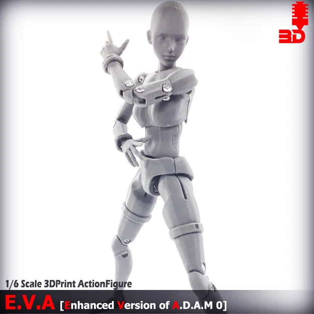 Mô hình 3D in 1/6 Scale E.V.A. Action Figure 05 - Image 7