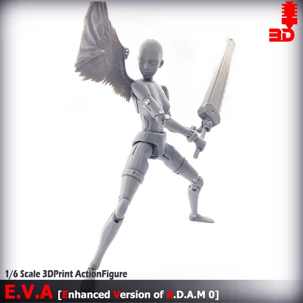 Mô hình 3D in 1/6 Scale E.V.A. Action Figure 05 - Image 18