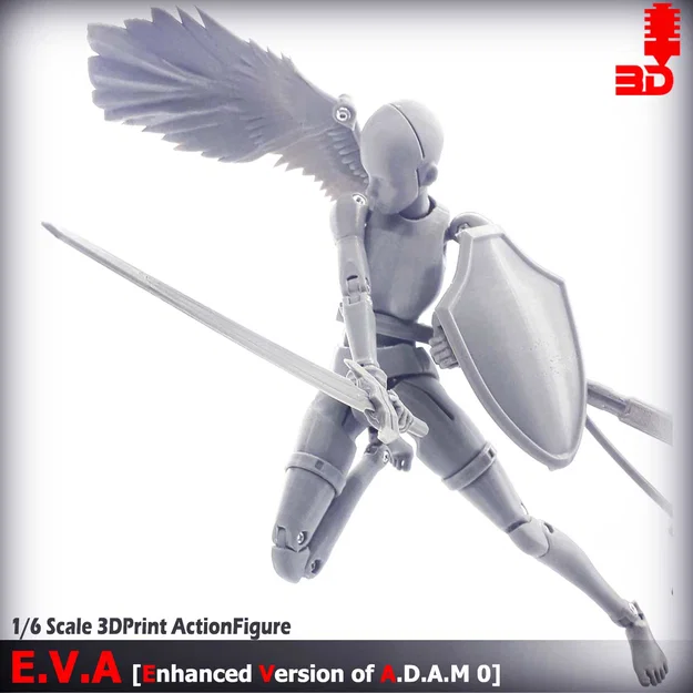 Mô hình 3D in 1/6 Scale E.V.A. Action Figure 05 - Image 26