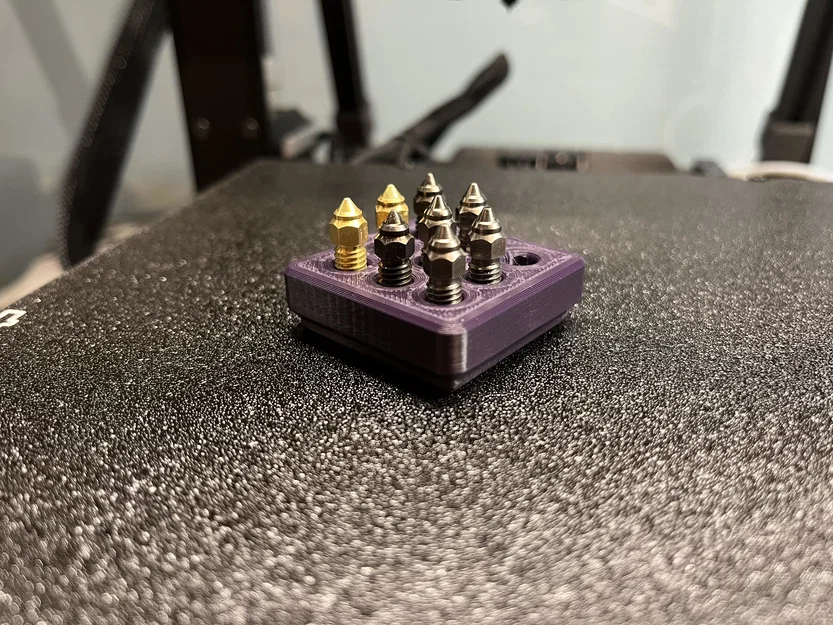 Khay giữ nozzle Gridfinity cho Creality K1 & Ender 3 V3 KE - Image 1