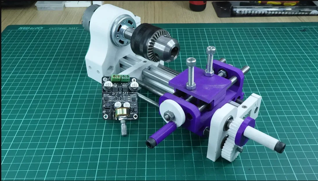 Hướng dẫn lắp ráp máy tiện mini DIY cho người yêu thích thủ công - Image 1