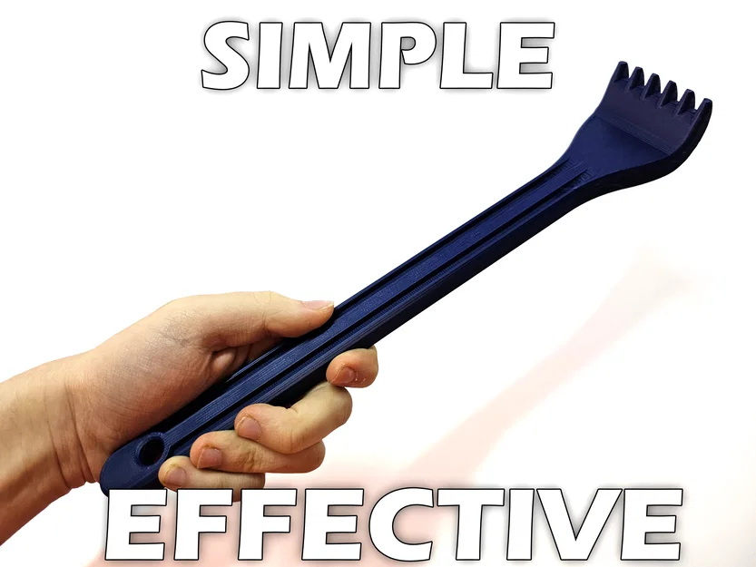 Dụng cụ gãi lưng 3D tự thiết kế đơn giản và hiệu quả - Image 1