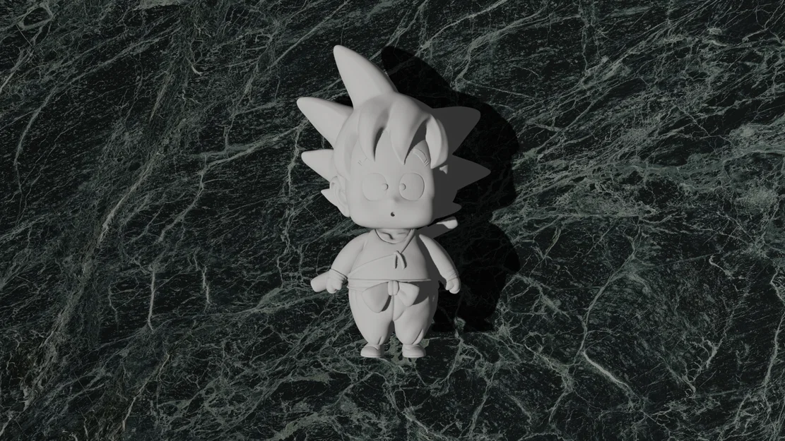 Baby Goku Dragon Ball Z #20 – Tối ưu cho in 3D - Image 1