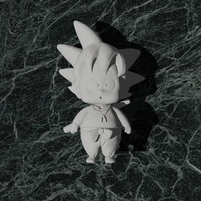 Baby Goku Dragon Ball Z #20 – Tối ưu cho in 3D
