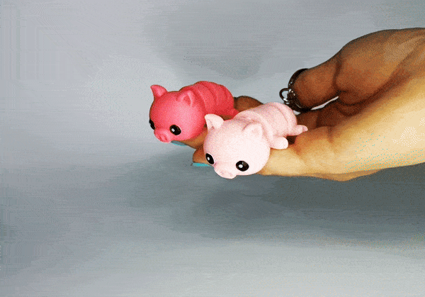 Heo Cute Flexi Pets (Móc khóa & Nam châm) – print-in-place, không cần supports - Image 4