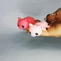 Heo Cute Flexi Pets (Móc khóa & Nam châm) – print-in-place, không cần supports - Thumbnail 4