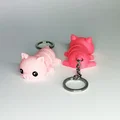 Heo Cute Flexi Pets (Móc khóa & Nam châm) – print-in-place, không cần supports - Thumbnail 6