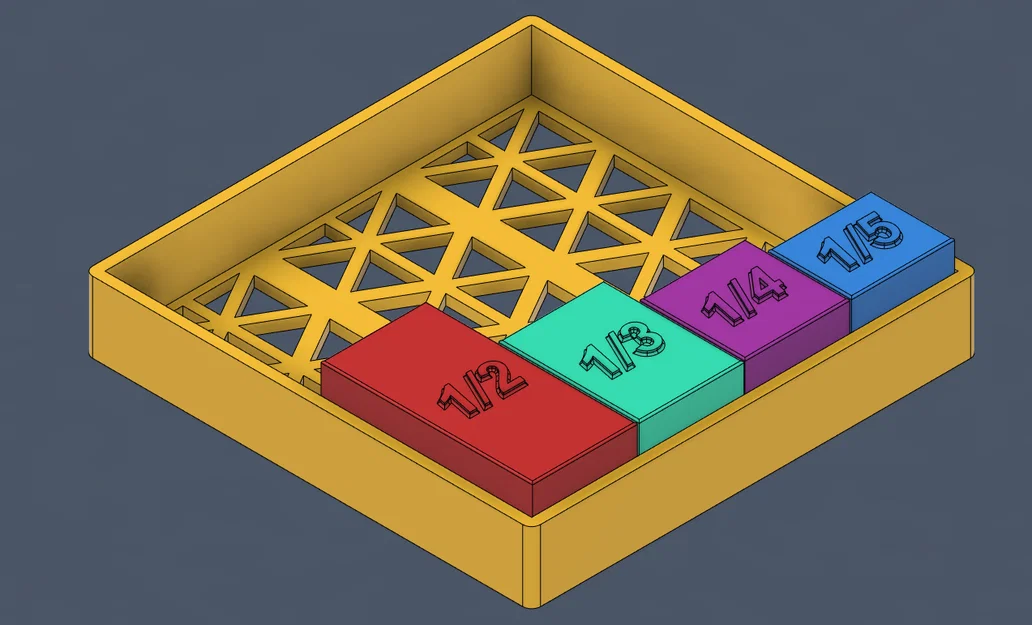 Đồ Chơi Khối Học Phân Số – Hình Dung & Hiểu Phân Số Dễ Dàng! - Image 2