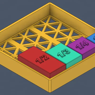 Đồ Chơi Khối Học Phân Số – Hình Dung & Hiểu Phân Số Dễ Dàng!