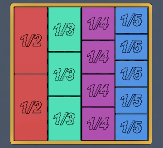 Đồ Chơi Khối Học Phân Số – Hình Dung & Hiểu Phân Số Dễ Dàng! - Image 3