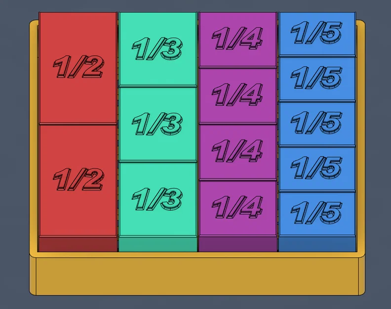 Đồ Chơi Khối Học Phân Số – Hình Dung & Hiểu Phân Số Dễ Dàng! - Image 5