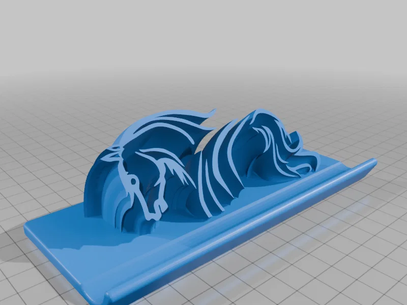 Bộ đế giữ điện thoại nghệ thuật hình mèo, ngựa và cầu thủ - Image 5