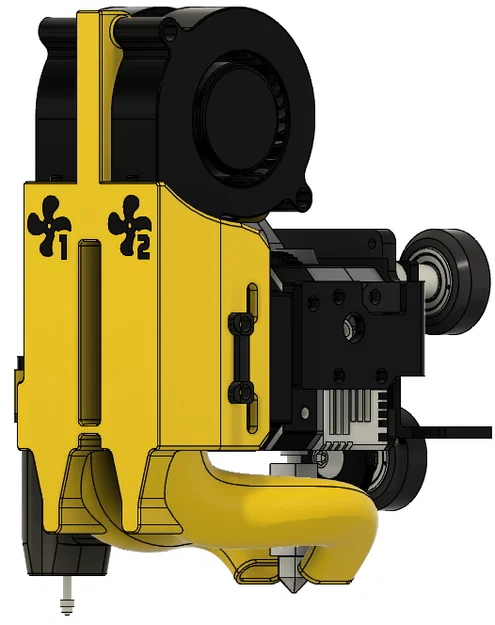 Bộ ngàm tản nhiệt Dual 5015 Taurus Mod cho Sprite Extruder CHCB-OT - Image 6