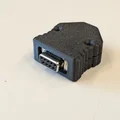 Vỏ bọc bảo vệ đầu nối D-sub 9 (D-sub 9 shell) in 3D chuyên nghiệp - Thumbnail 1