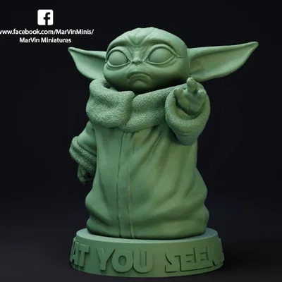 Baby Yoda – Mô hình STL dễ thương in 3D